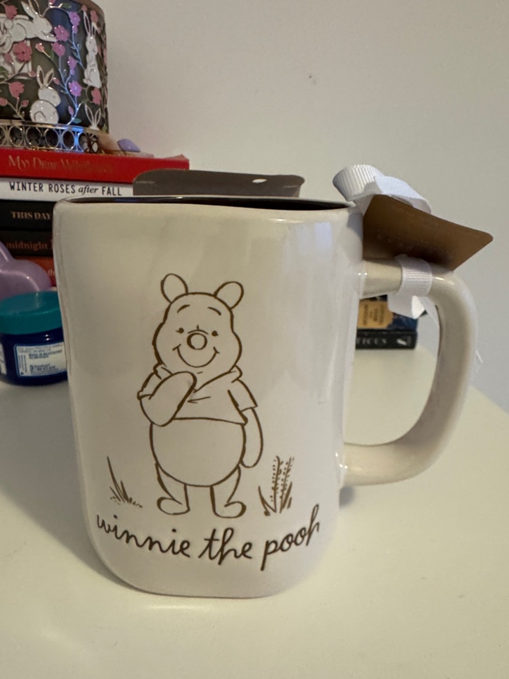 Winnie the Pooh Cream Rae Dunn Mug